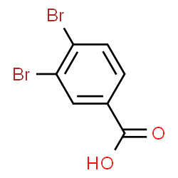 ChemSpider 2D Image | 3,4-Dibromobenzoic acid | C7H4Br2O2