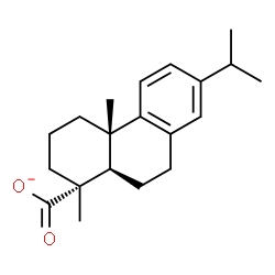 ChemSpider 2D Image | Abieta-8,11,13-trien-18-oate | C20H27O2