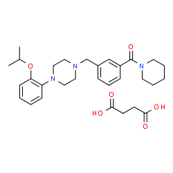 ChemSpider 2D Image | mazapertine succinate | C30H41N3O6