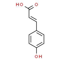 ChemSpider 2D Image | (E)-p-coumaric acid | C9H8O3