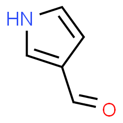 ChemSpider 2D Image | pyrrole-3-carboxaldehyde | C5H5NO