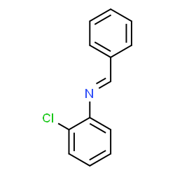 ChemSpider 2D Image | 2-Chloro-N-[(E)-phenylmethylene]aniline | C13H10ClN