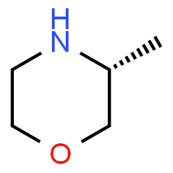 ChemSpider 2D Image | 3R-3-Methylmorpholine | C5H11NO