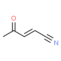 ChemSpider 2D Image | 4-Oxopent-2-enenitrile | C5H5NO