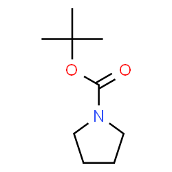 ChemSpider 2D Image | N-Boc-Pyrrolidine | C9H17NO2