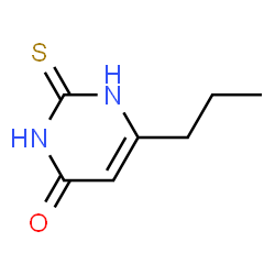 ChemSpider 2D Image | propylthiouracil | C7H10N2OS