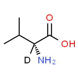 ChemSpider 2D Image | D-(2-~2~H)Valine | C5H10DNO2
