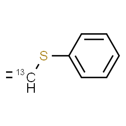 ChemSpider 2D Image | [(1-~13~C)Vinylsulfanyl]benzene | C713CH8S
