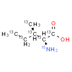 ChemSpider 2D Image | L-(~13~C_6_,~15~N)Isoleucine | 13C6H1315NO2