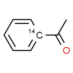 ChemSpider 2D Image | 1-[(1-~14~C)Phenyl]ethanone | C714CH8O