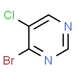 ChemSpider 2D Image | 4-Bromo-5-chloropyrimidine | C4H2BrClN2