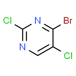 ChemSpider 2D Image | 4-Bromo-2,5-dichloropyrimidine | C4HBrCl2N2