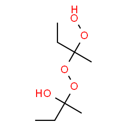 ChemSpider 2D Image | 2-[(2-Hydroperoxy-2-butanyl)peroxy]-2-butanol | C8H18O5