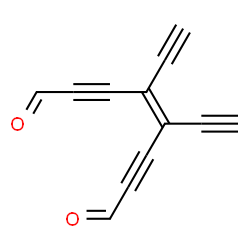ChemSpider 2D Image | (4Z)-4,5-Diethynyl-4-octene-2,6-diynedial | C12H4O2