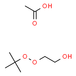 ChemSpider 2D Image | 2-[(2-Methyl-2-propanyl)peroxy]ethanol - acetic acid (1:1) | C8H18O5