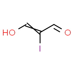 ChemSpider 2D Image | 3-Hydroxy-2-iodoacrylaldehyde | C3H3IO2