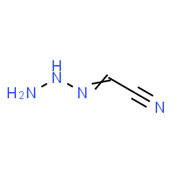 ChemSpider 2D Image | Triazanylideneacetonitrile | C2H4N4