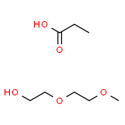 ChemSpider 2D Image | Propanoic acid - 2-(2-methoxyethoxy)ethanol (1:1) | C8H18O5