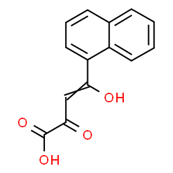 ChemSpider 2D Image | 4-Hydroxy-4-(1-naphthyl)-2-oxo-3-butenoic acid | C14H10O4