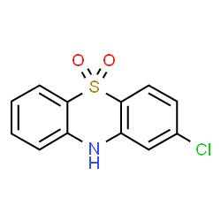 ChemSpider 2D Image | 2-Chloro-10H-phenothiazine 5,5-dioxide | C12H8ClNO2S