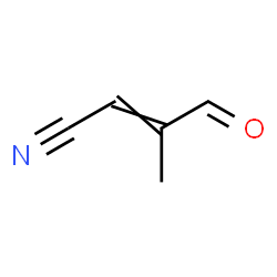 ChemSpider 2D Image | 3-Methyl-4-oxo-2-butenenitrile | C5H5NO