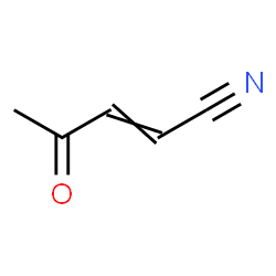 ChemSpider 2D Image | 4-Oxo-2-pentenenitrile | C5H5NO