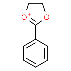 ChemSpider 2D Image | 2-Phenyl-4,5-dihydro-1,3-dioxol-1-ium | C9H9O2