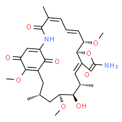 ChemSpider 2D Image | Geldanamycin | C29H40N2O9