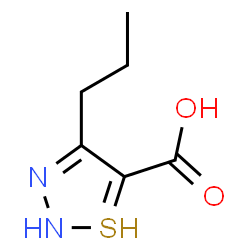 ChemSpider 2D Image | 4-propyl-1$l^{3}-thia-2,3-diazacyclopenta-3,5-diene-5-carboxylic acid | C6H9N2O2S