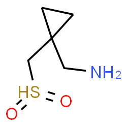 ChemSpider 2D Image | [1-[(dioxo-$l^{5}-sulfanyl)methyl]cyclopropyl]methanamine | C5H10NO2S