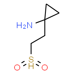 ChemSpider 2D Image | 1-[2-(dioxo-$l^{5}-sulfanyl)ethyl]cyclopropanamine | C5H10NO2S