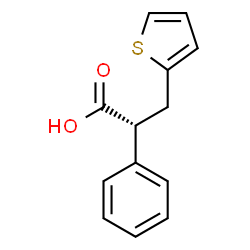 ChemSpider 2D Image | (2R)-2-Phenyl-3-(2-thienyl)propanoic acid | C13H12O2S