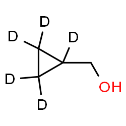 ChemSpider 2D Image | (~2~H_5_)Cyclopropylmethanol | C4H3D5O