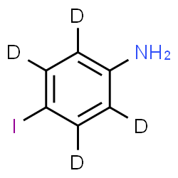 ChemSpider 2D Image | 4-Iodo(~2~H_4_)aniline | C6H2D4IN