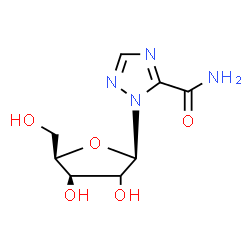 ChemSpider 2D Image | 1-[(2xi)-beta-D-threo-Pentofuranosyl]-1H-1,2,4-triazole-5-carboxamide | C8H12N4O5