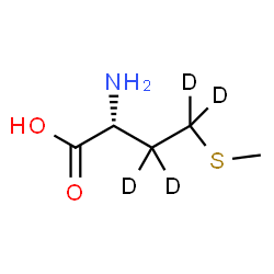 ChemSpider 2D Image | D-(3,3,4,4-~2~H_4_)Methionine | C5H7D4NO2S
