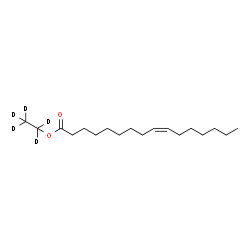 ChemSpider 2D Image | (~2~H_5_)Ethyl (9Z)-9-hexadecenoate | C18H29D5O2