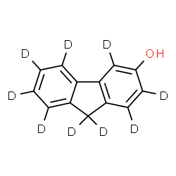 ChemSpider 2D Image | (~2~H_9_)-9H-Fluoren-3-ol | C13HD9O