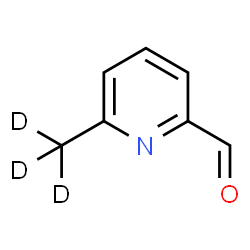 ChemSpider 2D Image | 6-(~2~H_3_)Methyl-2-pyridinecarbaldehyde | C7H4D3NO
