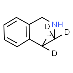 ChemSpider 2D Image | (3,3,4,4-~2~H_4_)-1,2,3,4-Tetrahydroisoquinoline | C9H7D4N