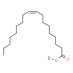 ChemSpider 2D Image | Oleic acid-d | C18H33DO2