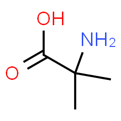 ChemSpider 2D Image | 2-Aminoisobutyric Acid | C4H9NO2