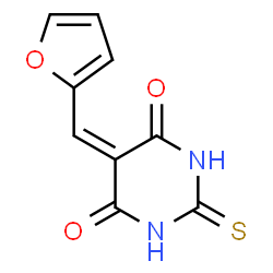 ChemSpider 2D Image | 5-Furfurylidene-2-Thiobarbituric Acid | C9H6N2O3S