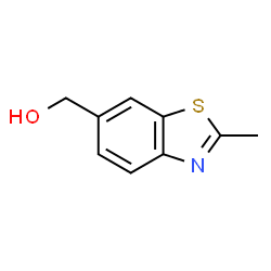 ChemSpider 2D Image | 2-Methyl-6-Benzothiazolemethanol | C9H9NOS