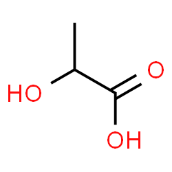 ChemSpider 2D Image | DL-Lactic Acid | C3H6O3