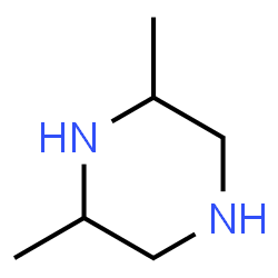 ChemSpider 2D Image | 2,6-Dimethylpiperazin | C6H14N2