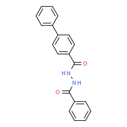ChemSpider 2D Image | N'-Benzoyl-4-biphenylcarbohydrazide | C20H16N2O2