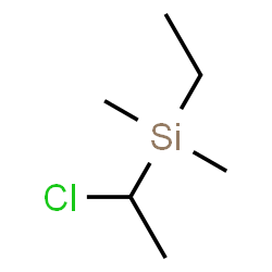 ChemSpider 2D Image | (1-Chloroethyl)(ethyl)dimethylsilane | C6H15ClSi