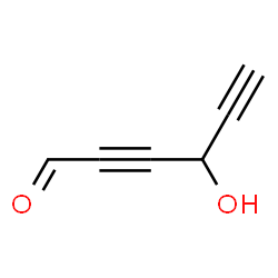 ChemSpider 2D Image | 4-Hydroxy-2,5-hexadiynal | C6H4O2