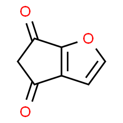 ChemSpider 2D Image | 4H-Cyclopenta[b]furan-4,6(5H)-dione | C7H4O3